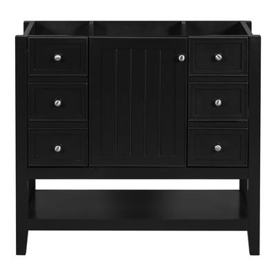 36" Bathroom Vanity with One Cabinet and three Drawers