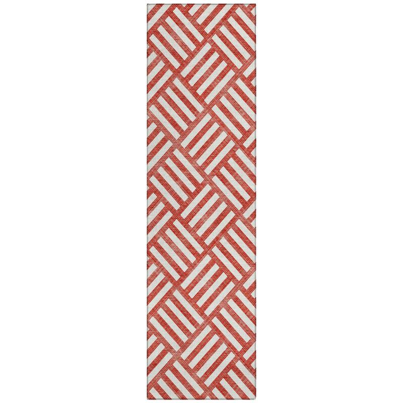 Machine Washable Indoor/ Outdoor Chantille Geo Modern Rug