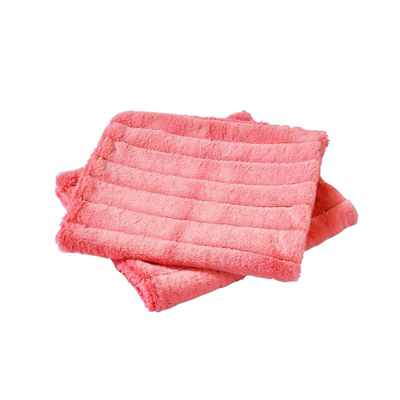 Supermink Soft Solid Throw Pillow Covers Set of 2, NO INSERT