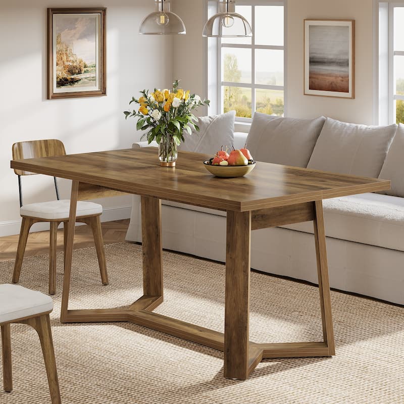 Farmhouse Wood Dining Table, Kitchen Table, Living/Dining Room Accent Table