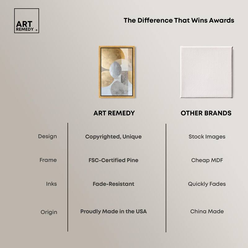 Golden Sequence I Canvas by Art Remedy