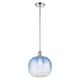 Option Brushed Satin Nickel / Sapphire Blue