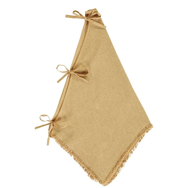 Burlap 8-Point Tree Skirt - 48" Diameter