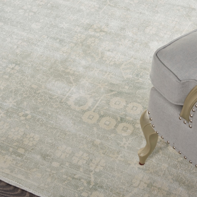 Desert Skies Traditional Persian Floral Shimmer Area Rug