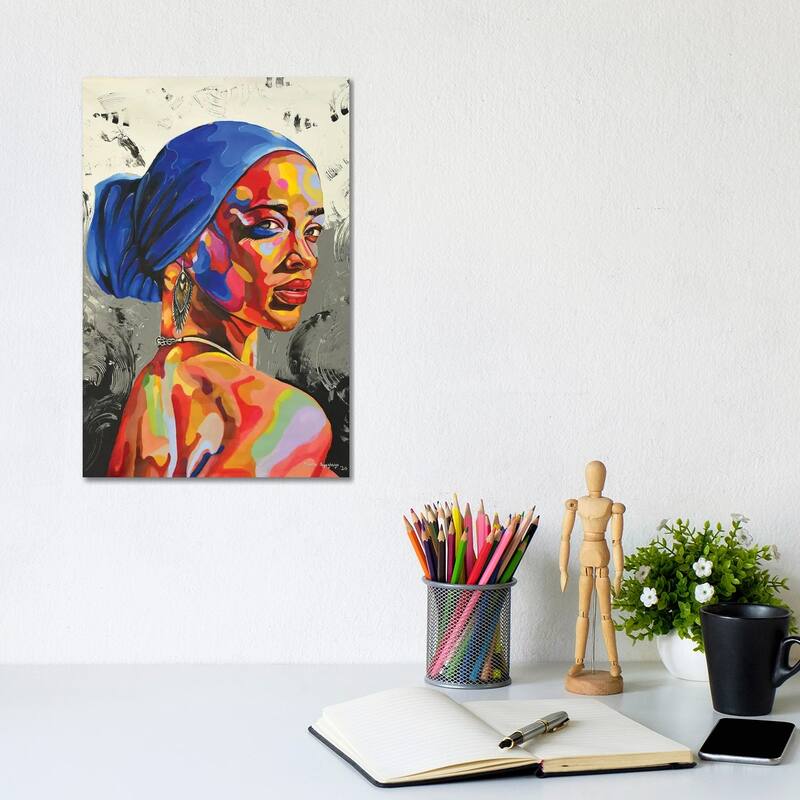 iCanvas "The Other Side" by Damola Ayegbayo Canvas Print - 12x8x0.75