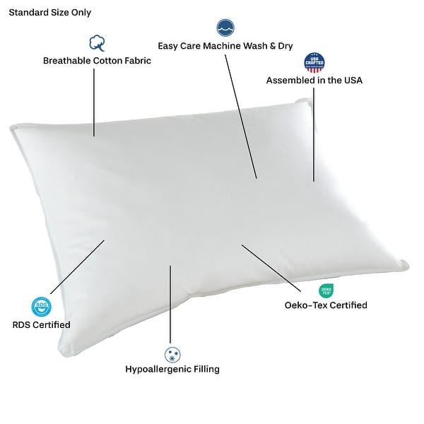 Downlite Soft Down Stomach Sleeper Pillow White Bed Bath & Beyond