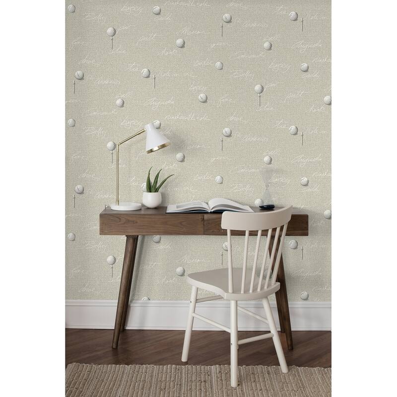 Seabrook Designs Gulf Island Fairway Unpasted Wallpaper - 27 in. W x 27 in L