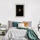 preview thumbnail 57 of 62, Astrology Map, Solar System Planets Modern Black Canvas Wall Art Print for Bedroom