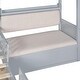 preview thumbnail 7 of 9, Twin Size House Bed with Sofa and Two Storage Drawers Kids Bed with Storage Shelf Grey