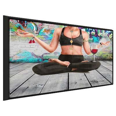 "Let It Go" by Jodi Print on Floating Canvas
