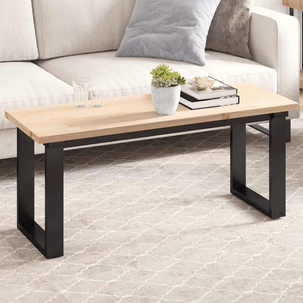 vidaXL Table Top Natural Wood Solid Pine Wood Medium Durable Table Top - 15.7 x 43.3 x 1.0 in.