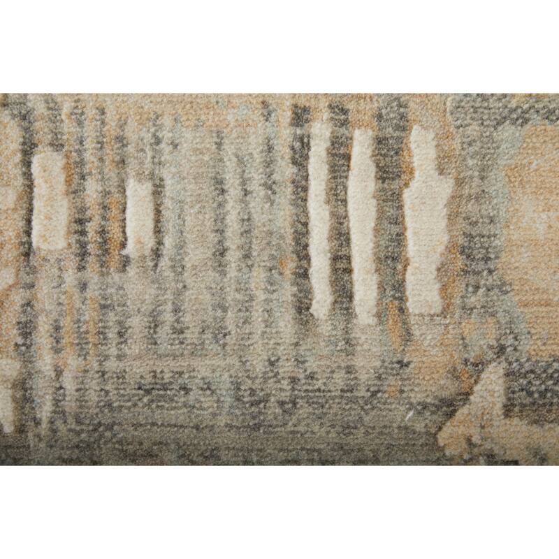 Grand Bazaar Hartman Machine Made Abstract Modern Area Rug