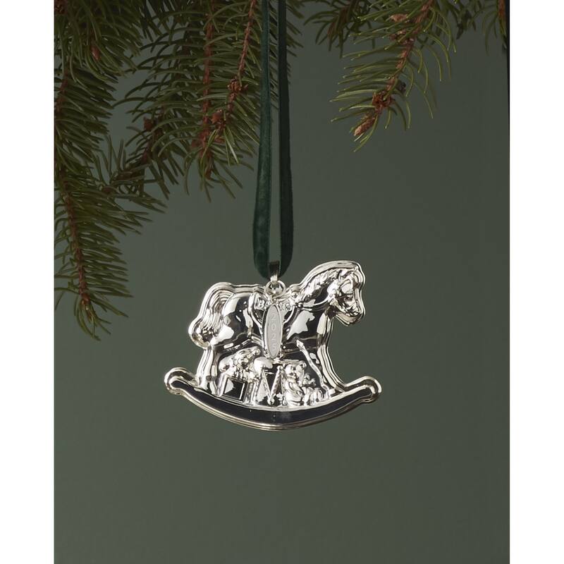 Reed And Barton 2025 Baby's 1st Rocking Horse Sterling Silver Ornament
