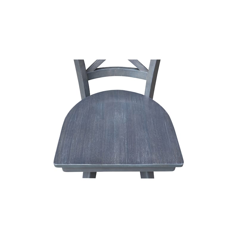 Charlotte Counter Height Stool with 24 in. H Swivel Seat