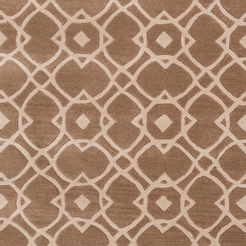 Hand-tufted Karen Contemporary Geometric Wool Area Rug