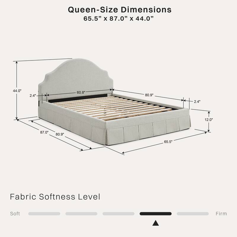 Canton Upholstered Queen Size Storage Bed