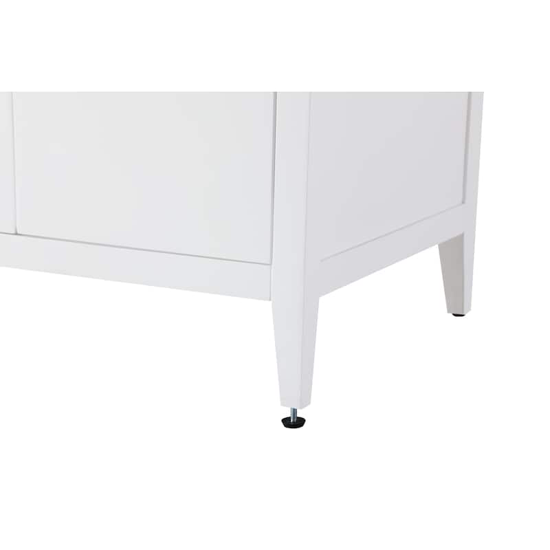 Elegant Lighting VF29360D Millie 60" Free Standing Double Basin Vanity