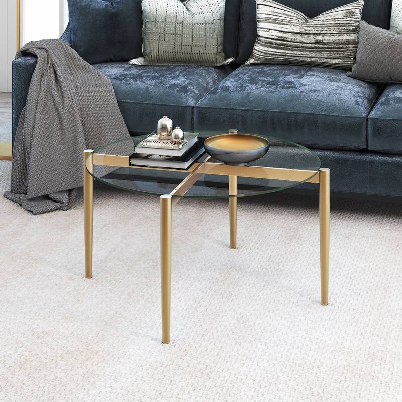 Kadmos Mid-Century Glam Coffee Table