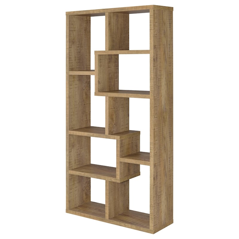 Theo 71-inch 8-compartment Wood Bookshelf