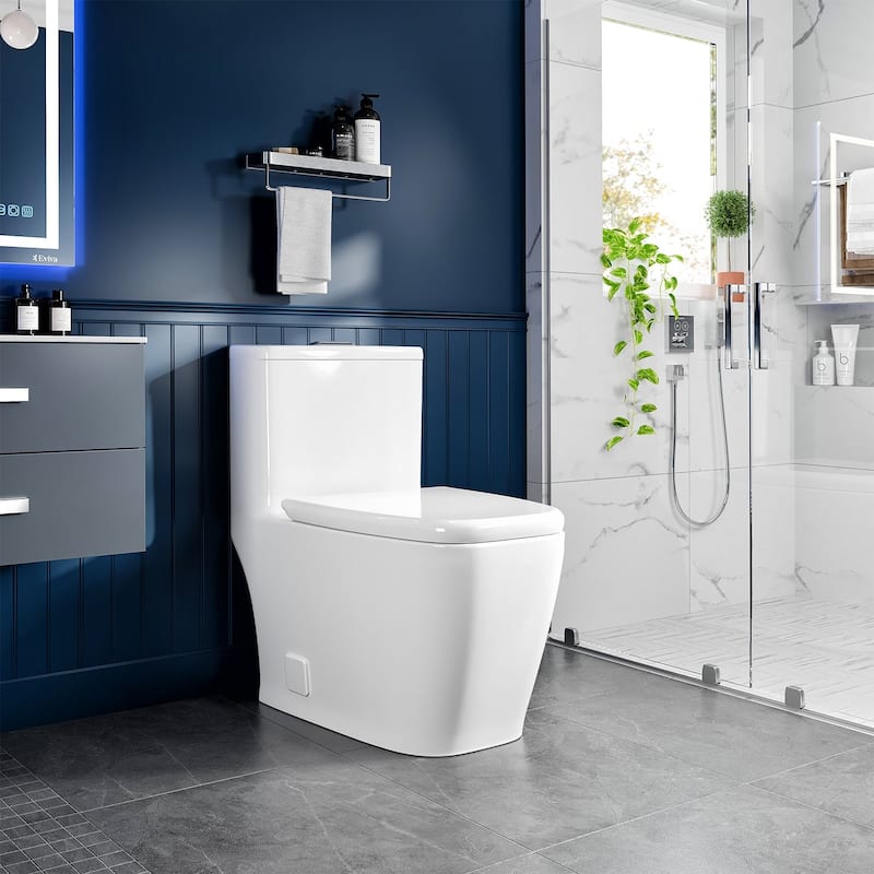 Eviva Acadia One Piece Toilet in White