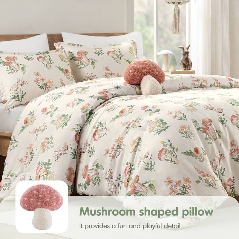 Intelligent Design Brynn Mushroom Garden Comforter Set