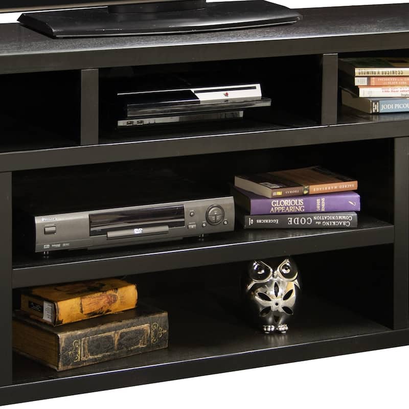 Bridgevine Home Urban Loft 66 inch TV Stand Console for TVs up to 80 inches, No Assembly Required, Mocha Finish