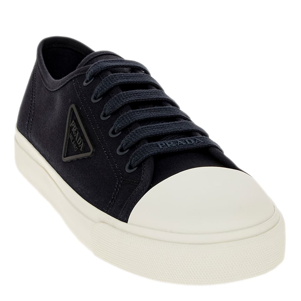 Prada Men's Cotton Gabardine Sneakers