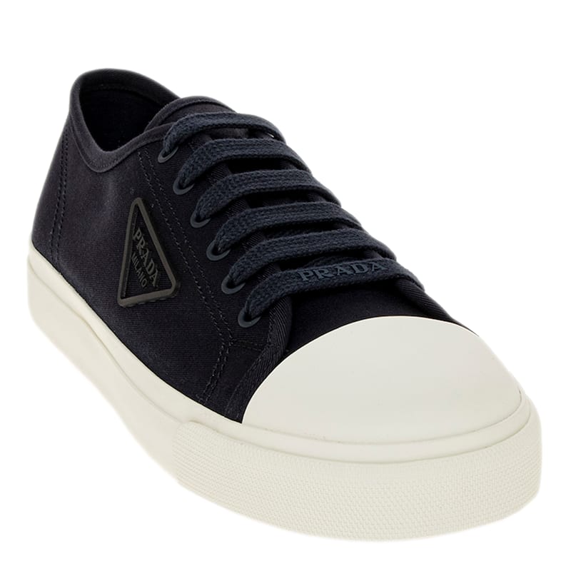 Prada Men's Cotton Gabardine Sneakers - 11