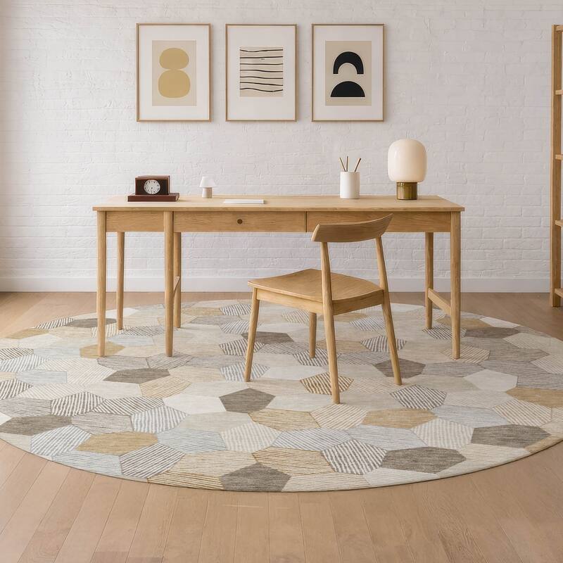 Machine Washable Indoor/ Outdoor Modern Loyd Chantille Rug