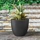 preview thumbnail 14 of 59, Kante 18 Inch Dia Round Concrete Planter, Indoor Outdoor Large Plant Pot