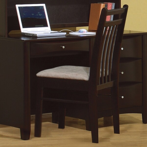 Melodie Transitional Light Brown Desk Chair - Overstock - 33991325