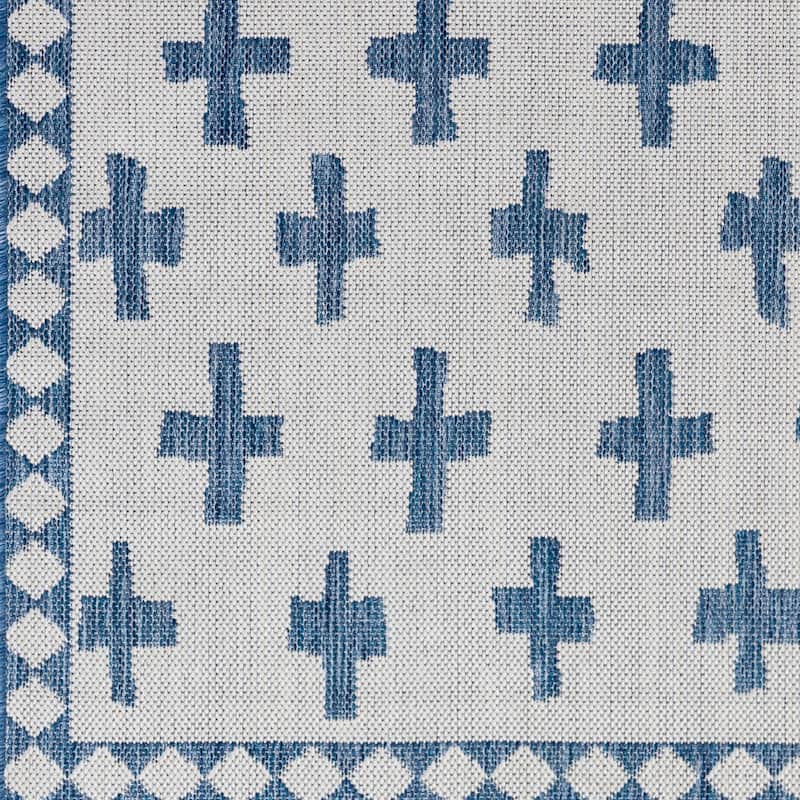Livabliss Boronia Indoor/ Outdoor Mod Geometric Area Rug