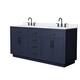 Option Dark Blue / White Quartz Top / Matte Black