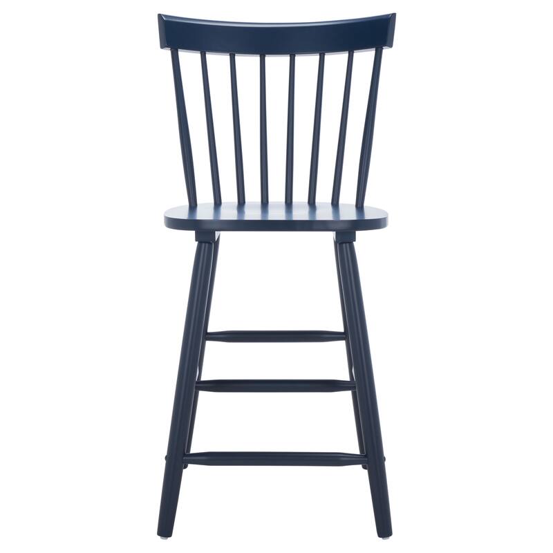 SAFAVIEH Biddie 24-inch Spindle Farmhouse Counter Stool (Set of 2) - 20" W x 21" D x 39" H - 20"W x 21"D x 39"H