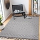 preview thumbnail 3 of 6, LOOM & LUXE Collection Grey/White/Geometric Indoor/Outdoor Area Rug