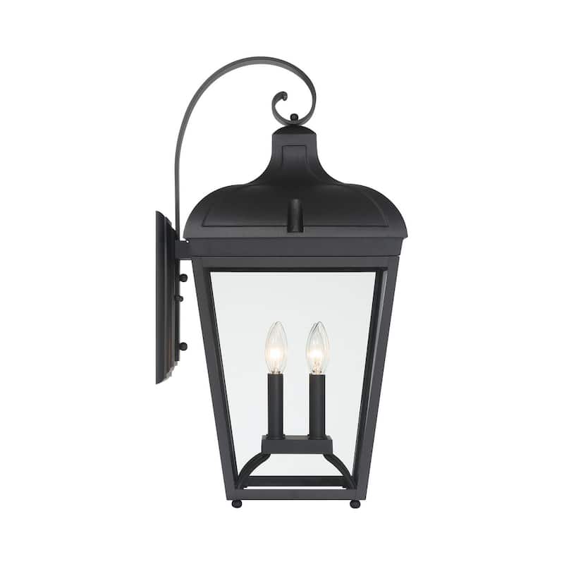 The Great Outdoors 72483 Marquee 4 Light 25" Tall Outdoor Wall Sconce