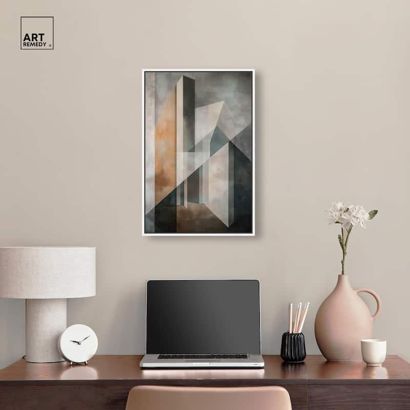 Spatial Geometry Canvas by Art Remedy