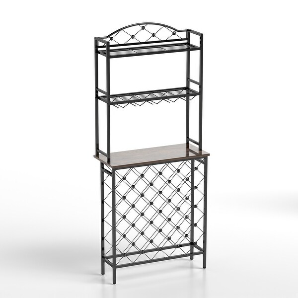Rustic Wine Rack Display Rack Wine Bottle Rack Wine Glass Rack