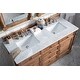 preview thumbnail 21 of 34, James Martin Vanities Savannah 60" Double Vanity, Driftwood