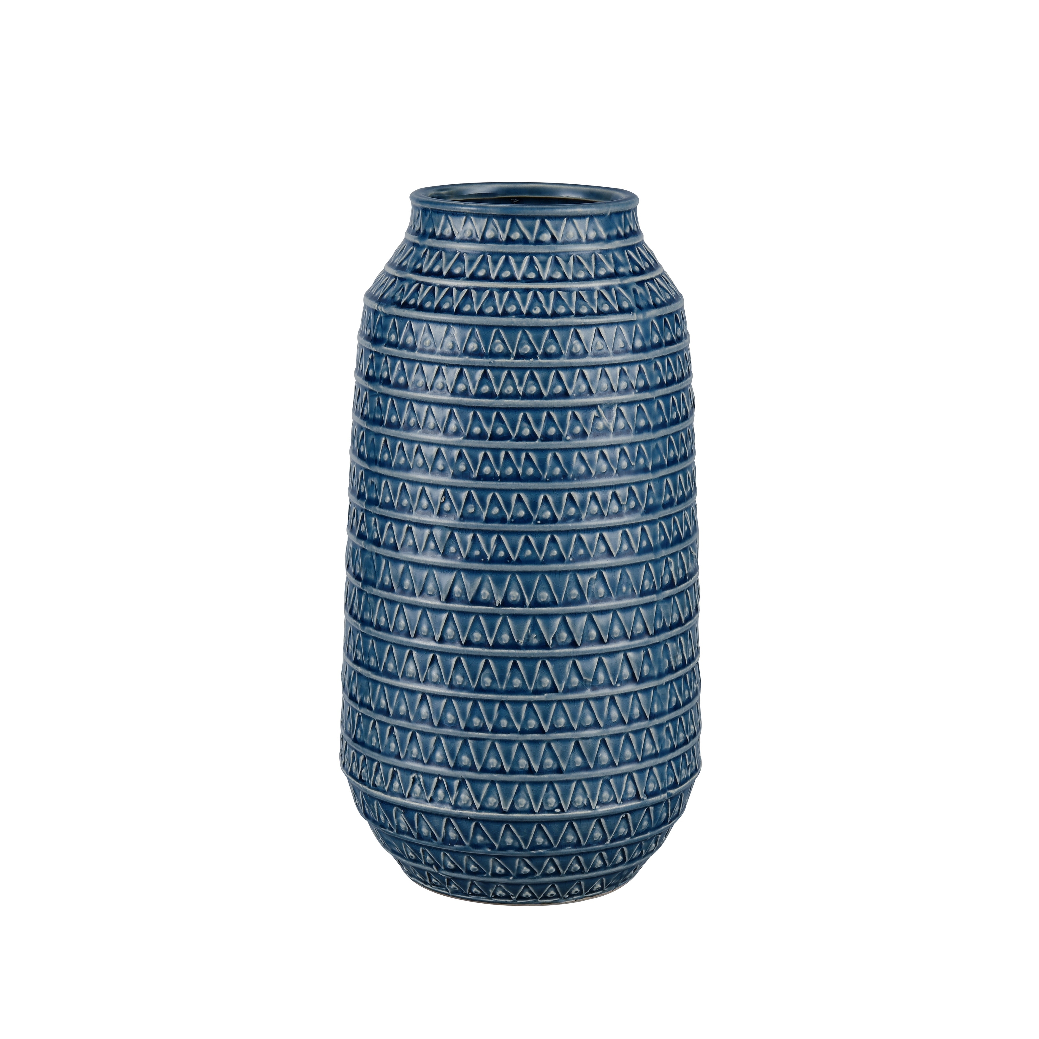Atlas Camden Etched Textured Earthenware Vase