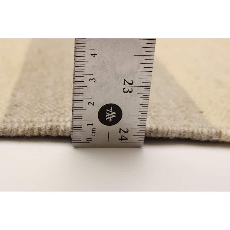 Ankara FW Cream Kilim 5'8" x 8'0" - 5'8 x 8'0