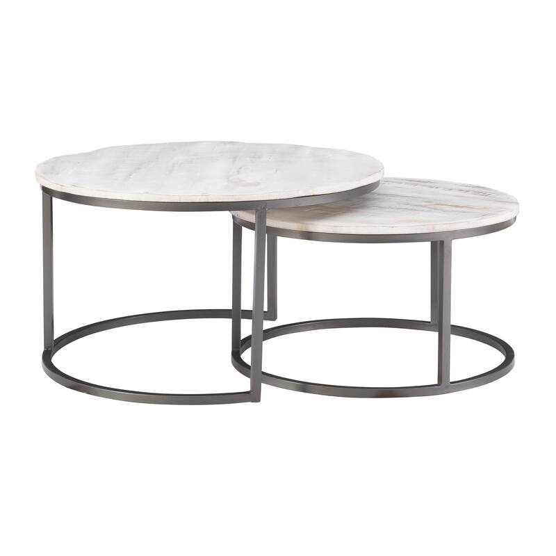 Linon Waverly Nesting Coffee Table (Set of 2)