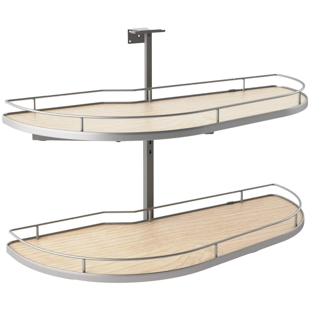 Rev-A-Shelf 587-18-R Modern 38-7/16"W Pull Out Two Tier Lazy Susan