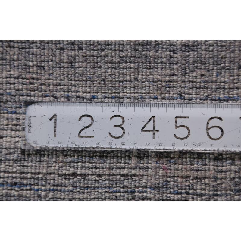 Hand Knotted Oriental 100% Wool Carpet Tribal Animal Pictorial Navy Blue & Blues Gabbeh Area Rug - 9' 8'' X 8' 2''
