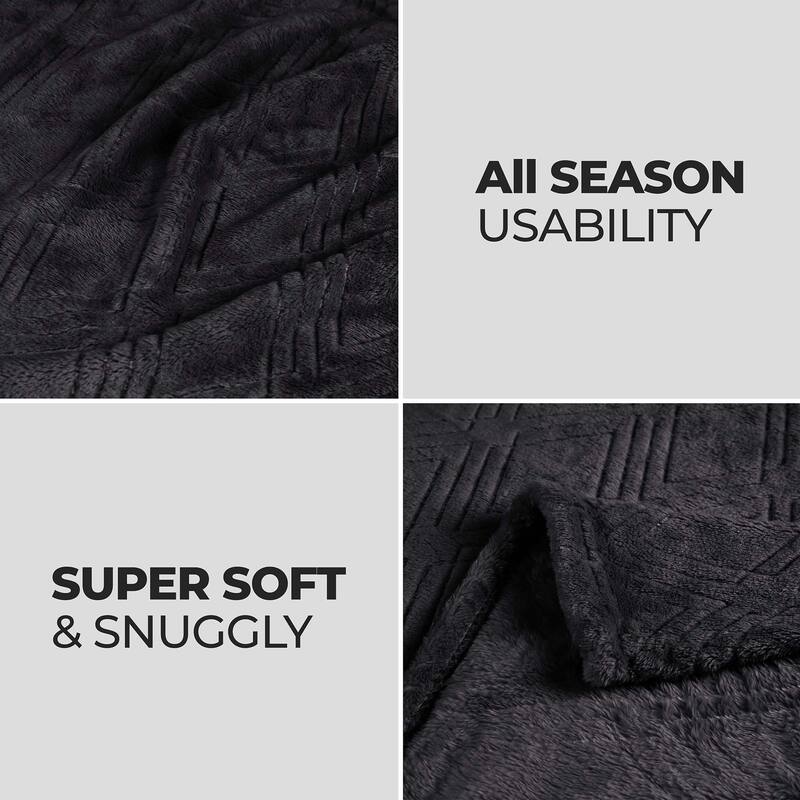 Superior Alaska Diamond Soft Fluffy Fleece Blanket