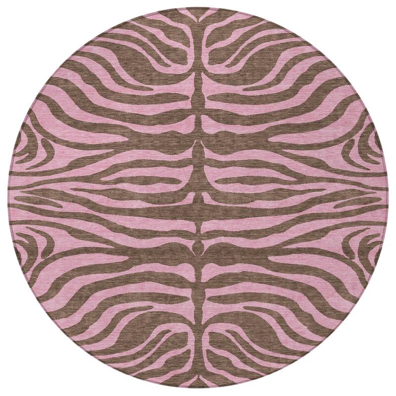 HomeRoots Animal Print Transitional Rectangle Outdoor Rug