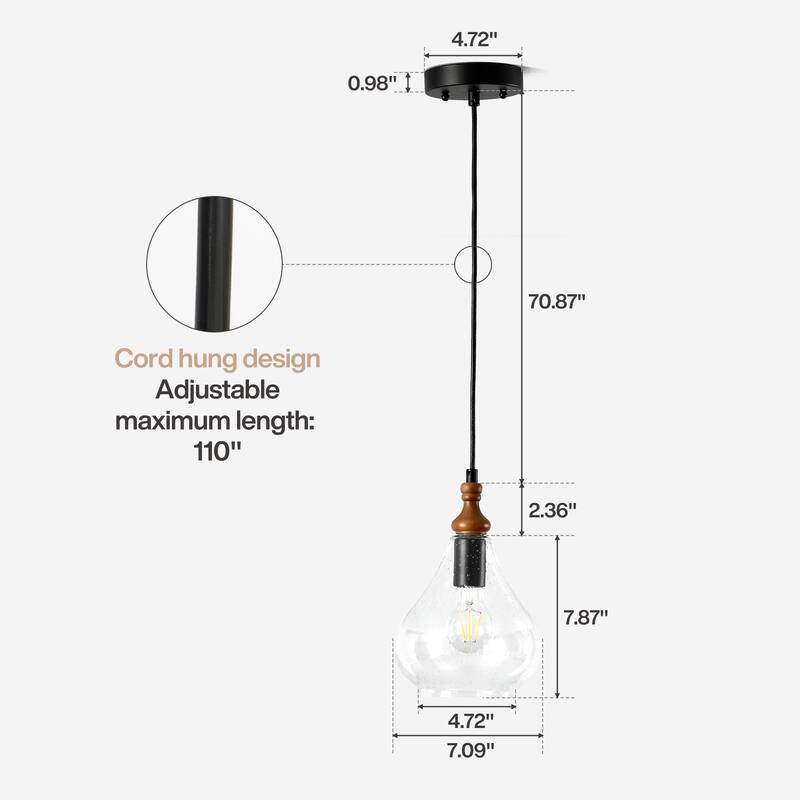 1 - Light Single Pendant
