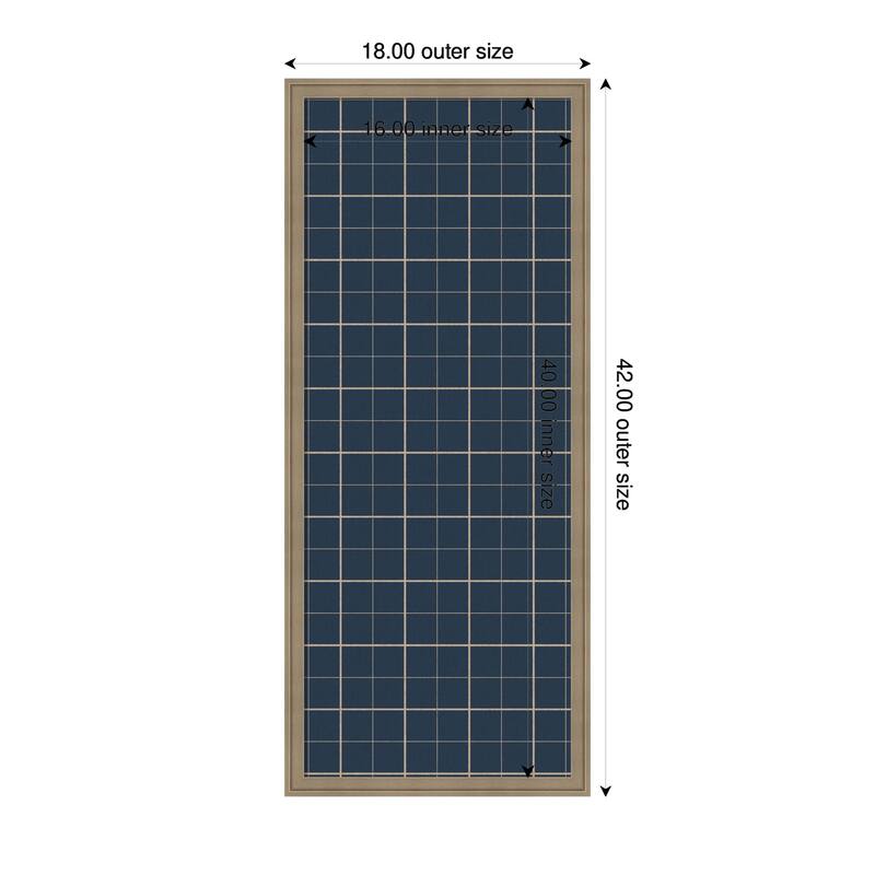 Kate and Laurel Framed Fabric Pinboard Navy Blue Plaid Wall Organization