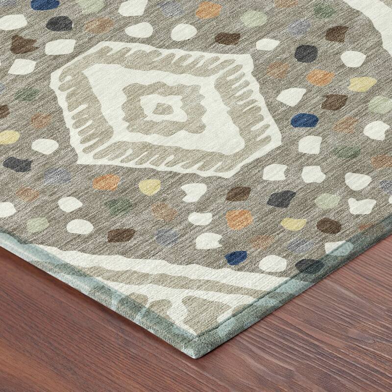 Machine Washable Indoor/ Outdoor Global Nipsey Chantille Rug