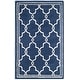 preview thumbnail 149 of 192, SAFAVIEH Amherst Norma Modern Rug 2'6" x 4' - Navy/Beige - Rectangle